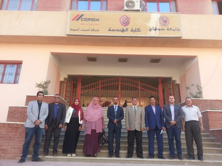 زيارة لجنة الدعم الفنى للجودة لكلية الهندسة