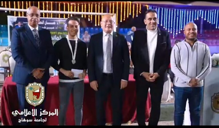 فضيتان لهندسة سوهاج في بطولات الانشطه الرياضيه